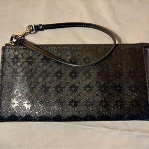 Black Coach Wristlet